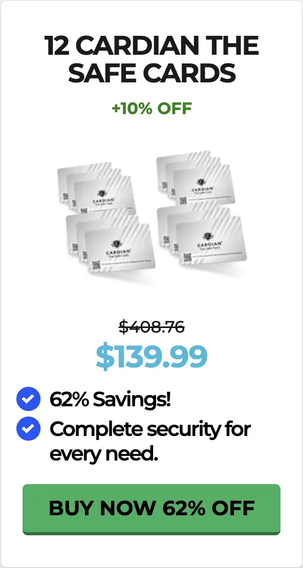 Cardian Safecard discount